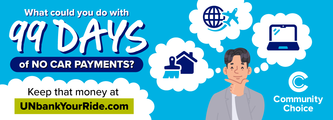 What could you do with 99 days of no car payments?